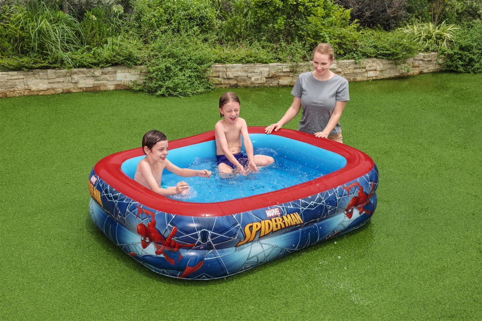 Spider-Manâ„¢ Family Pool 200 x 146 x 48 cm square - Ourkids - Bestway