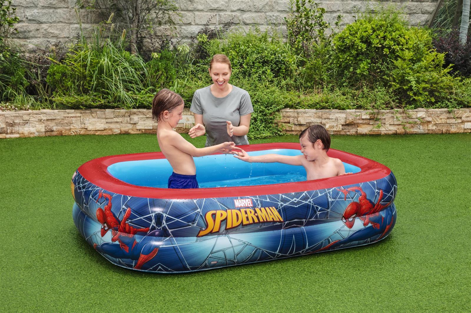 Spider-Man™ Family Pool 200 x 146 x 48 cm square - Ourkids - Bestway