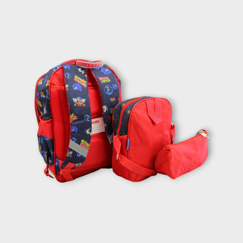 Spiderman 16 Inches School Set - Ourkids - Golden Bag