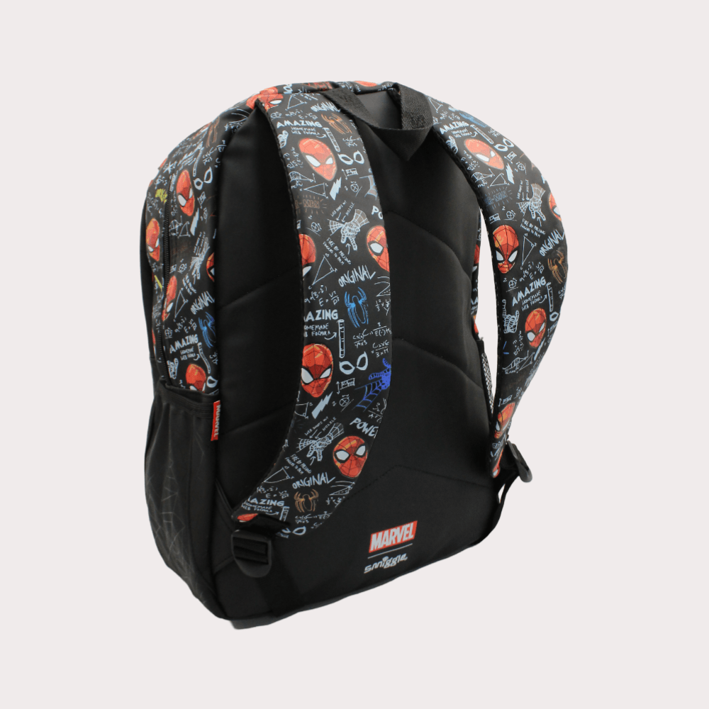 Spiderman Black 17 Inches Backpack - Ourkids - Smiggle