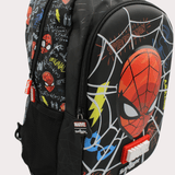 Spiderman Black 17 Inches Backpack - Ourkids - Smiggle