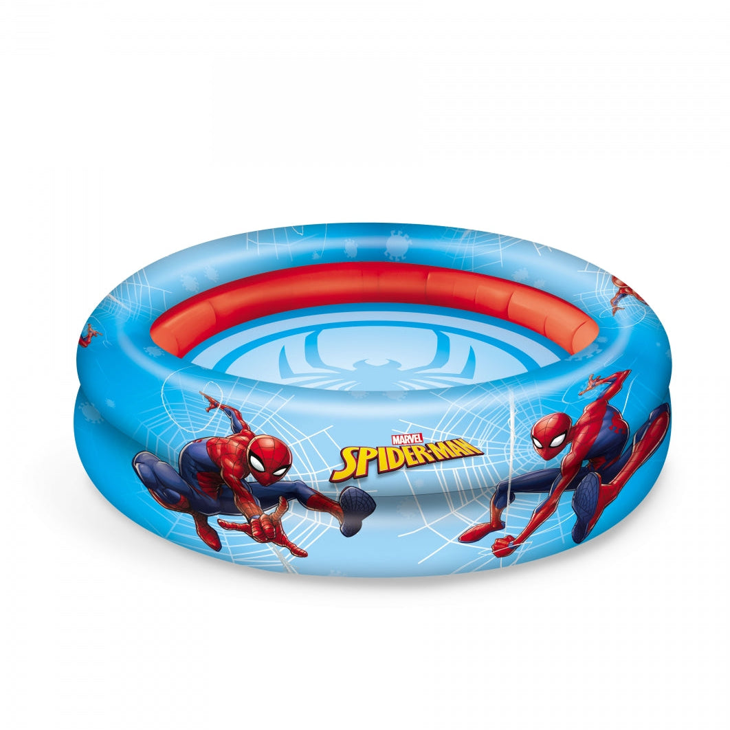 Spiderman Inflatable Pool 2 Rings 100 cm - Ourkids - Mondo