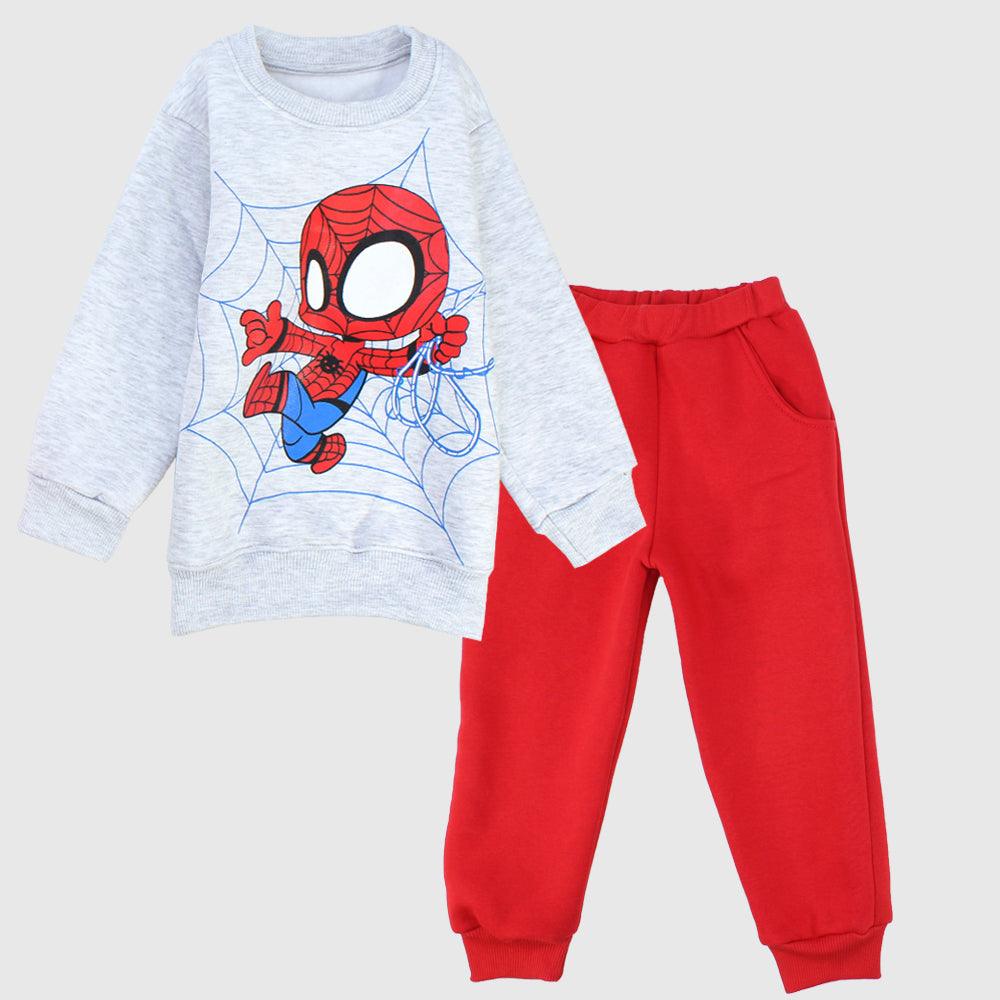 Spidey Long-Sleeved Fleeced Pajama - Ourkids - JOKY