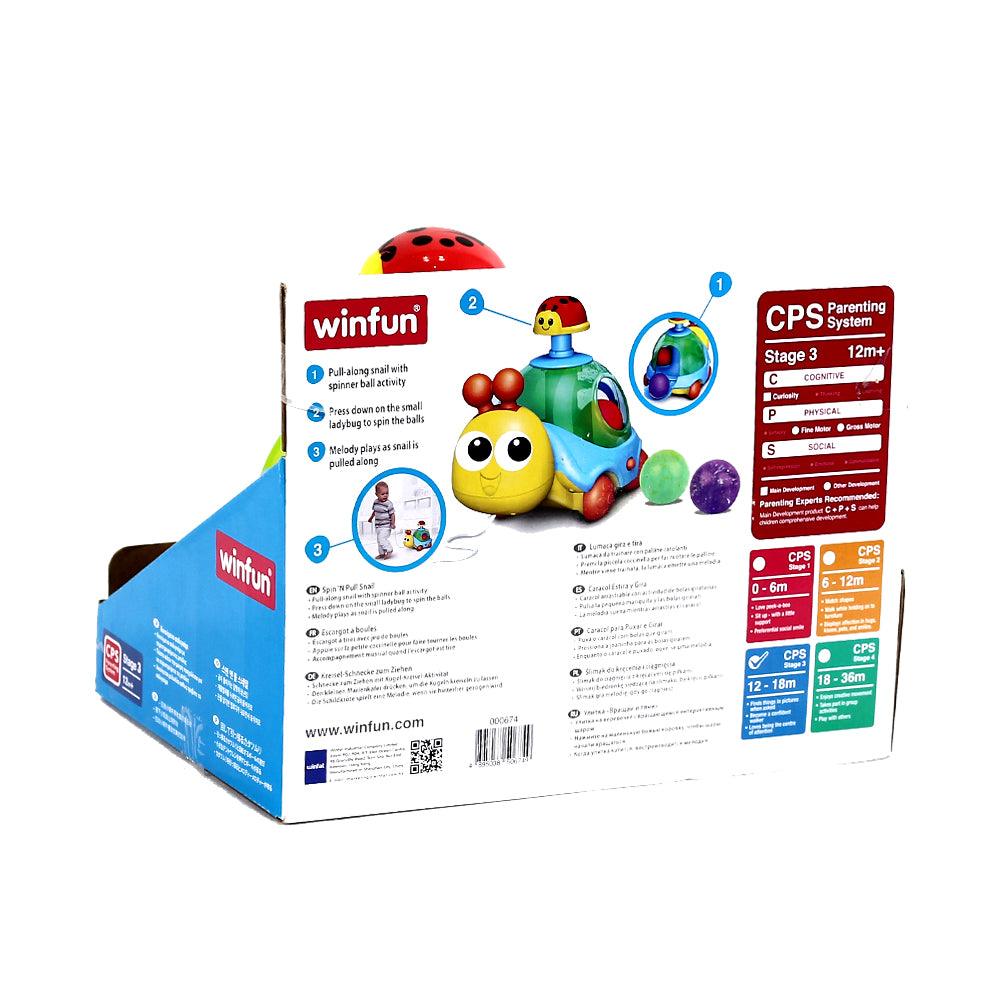 Spin 'N Pull Snail - Ourkids - WinFun