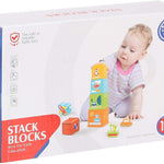 Stacking Blocks Set for Kids - 8 Pieces - Ourkids - Huanger