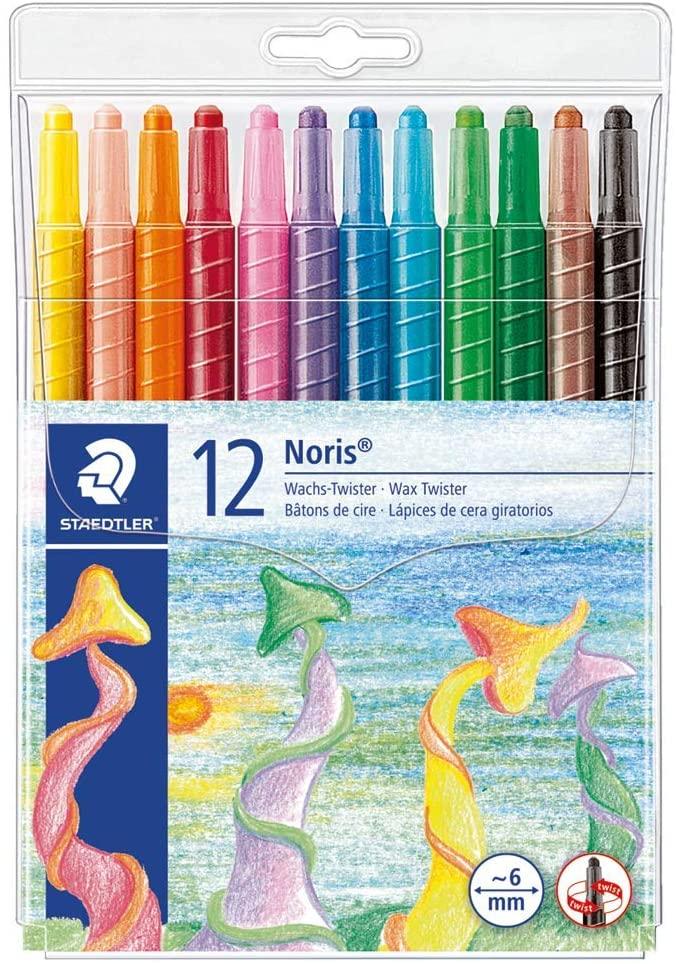 Staedtler 12 Noris Club Color Twister Wax Crayons - Ourkids - Staedtler