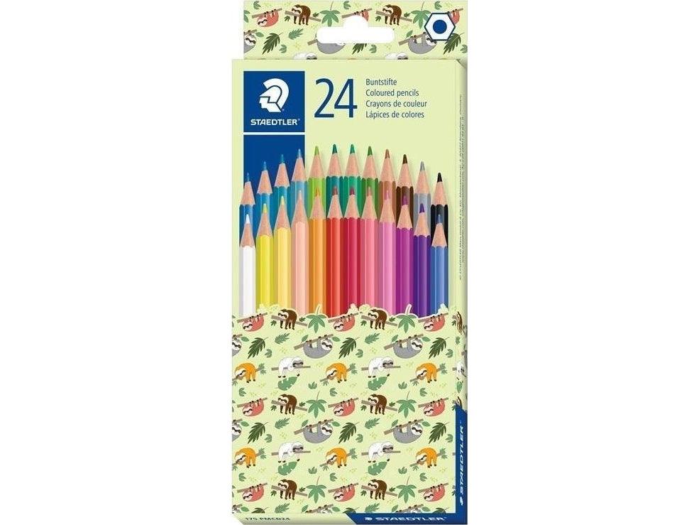 Staedtler Hexagonal Pencils, Pattern Mix, 24pk - Ourkids - Staedtler