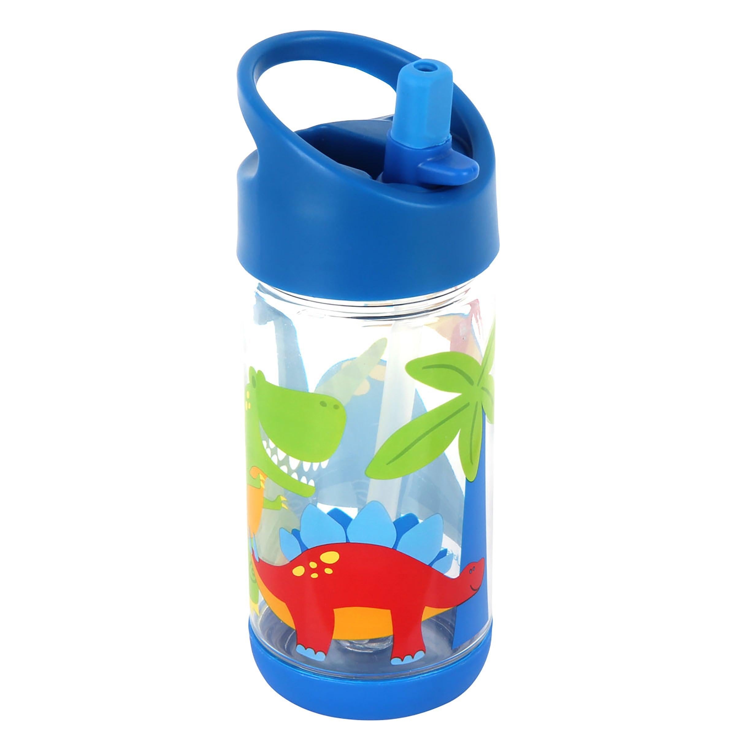 Stephen Joseph Dino Flip Top Bottle in Blue - Ourkids - Stephen Joseph