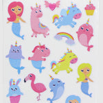 Stickers Pack - 60 Pieces (Magical Creatures) - Ourkids - Spectrum Publishing