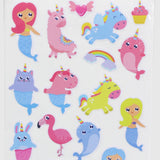 Stickers Pack - 60 Pieces (Magical Creatures) - Ourkids - Spectrum Publishing