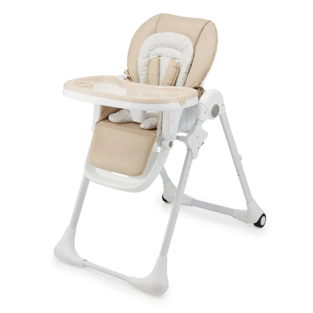 Kinderkraft Tummie 2in1 High Chair & Bouncer - Beige - Baby Essentials