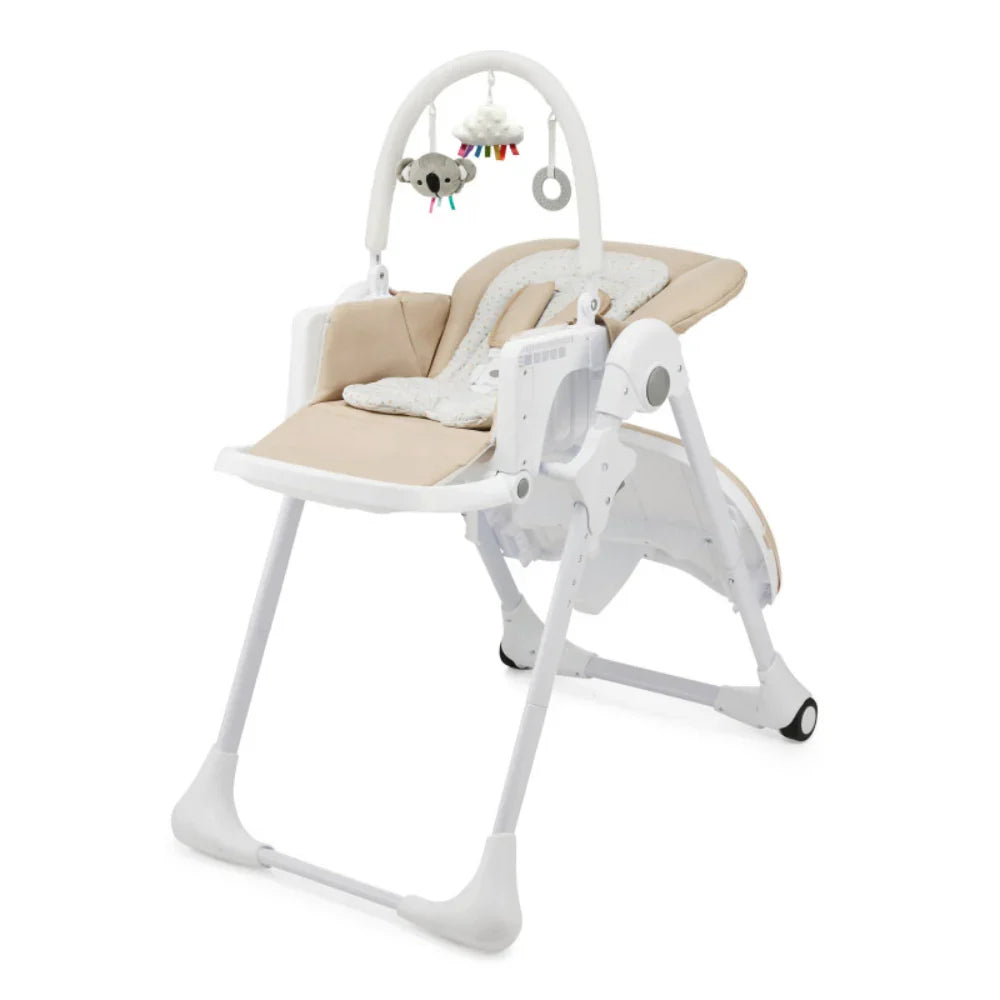 Kinderkraft Tummie 2in1 High Chair & Bouncer - Beige