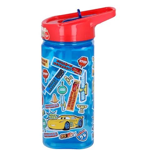 Stor 530ml Square Water Bottle - Cars - Ourkids - Stor