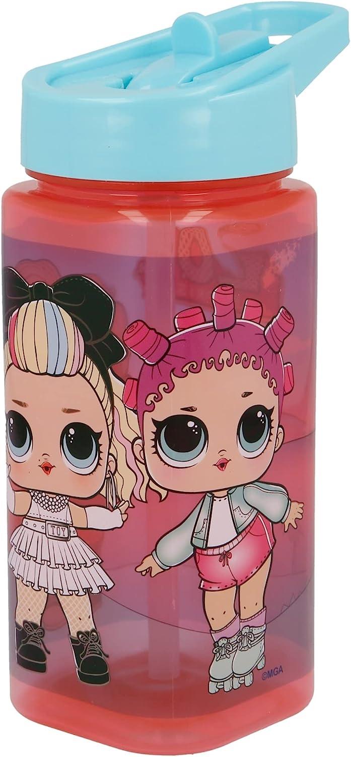 Stor 530ml Square Water Bottle - LOL - Ourkids - Stor