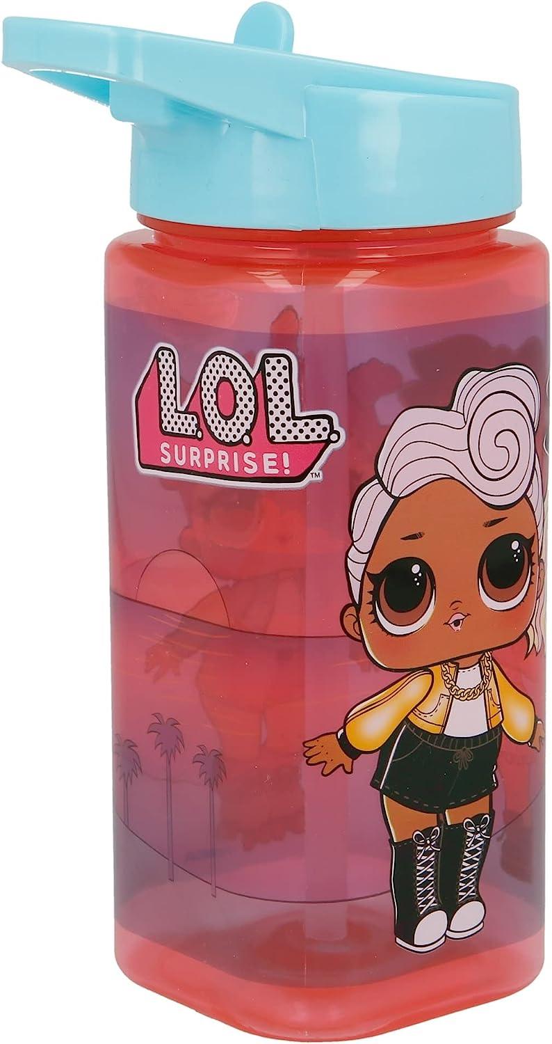 Stor 530ml Square Water Bottle - LOL - Ourkids - Stor