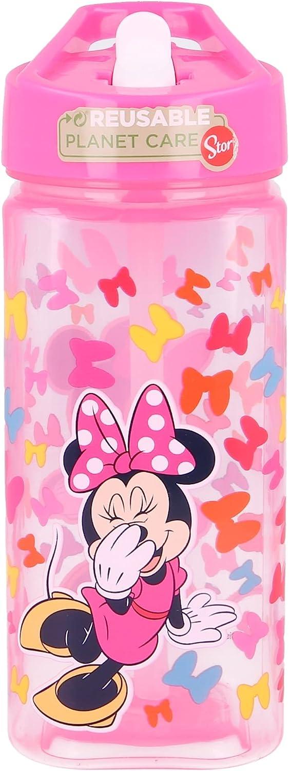 Stor 530ml Square Water Bottle - Minnie Mouse - Ourkids - Stor