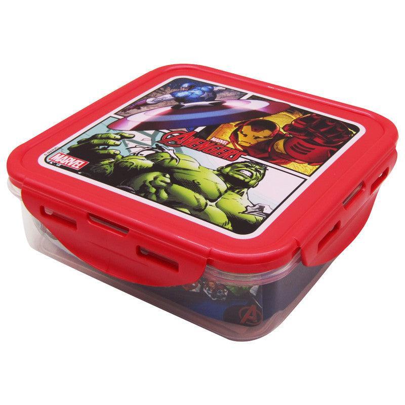Stor Avengers Gallery Melamine Square Hermetic Food Container - 750 ml - Ourkids - Stor