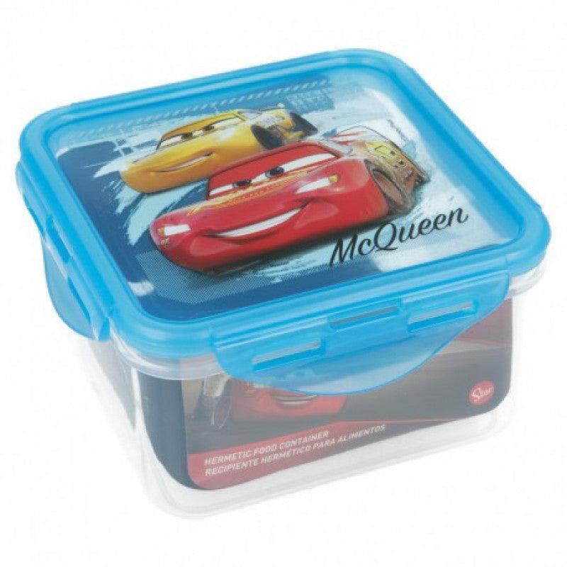 Stor Cars Mcqueen Square Hermetic Food Container Blue 730 ml - Ourkids - Stor