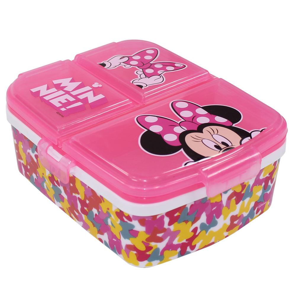 Stor Disney Minnie XL Multi Compartment Rectangular Lunch Food Box Container - Ourkids - Stor
