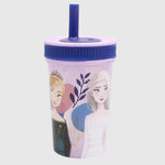 Stor Frozen Leakproof Silicone Straw Tumbler 465 ML - Ourkids - Stor