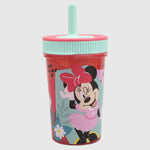 Stor Minnie Leakproof Silicone Straw Tumbler 465 ML - Ourkids - Stor