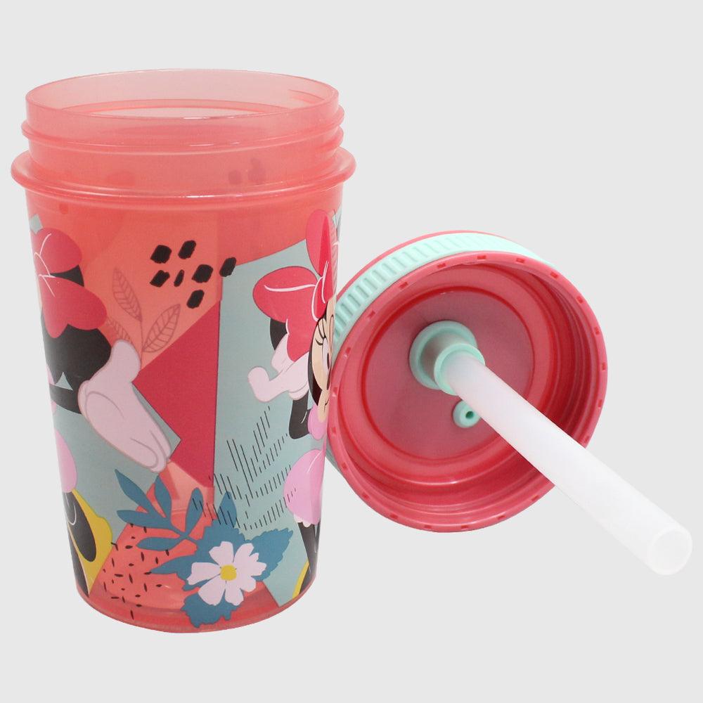 Stor Minnie Leakproof Silicone Straw Tumbler 465 ML - Ourkids - Stor