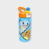 Stor Pokemon Sports Water Bottle with Straw and Built-in Handle 410ml - Ourkids - Stor