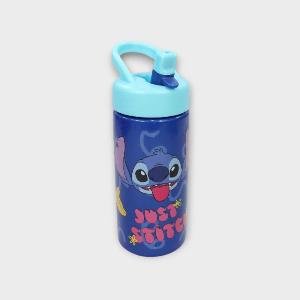 Stor Stitch Sports Water Bottle with Straw and Built-in Handle 410ml - Ourkids - Stor