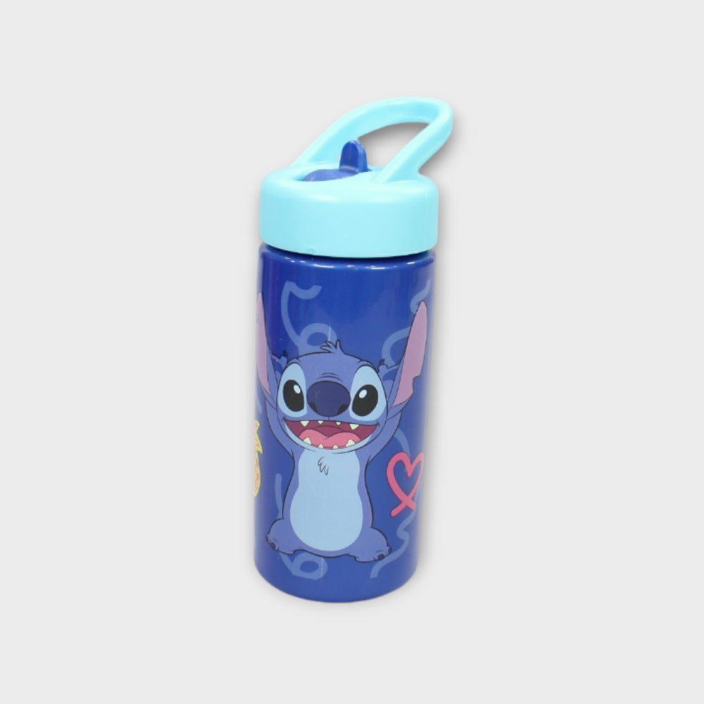 Stor Stitch Sports Water Bottle with Straw and Built-in Handle 410ml - Ourkids - Stor