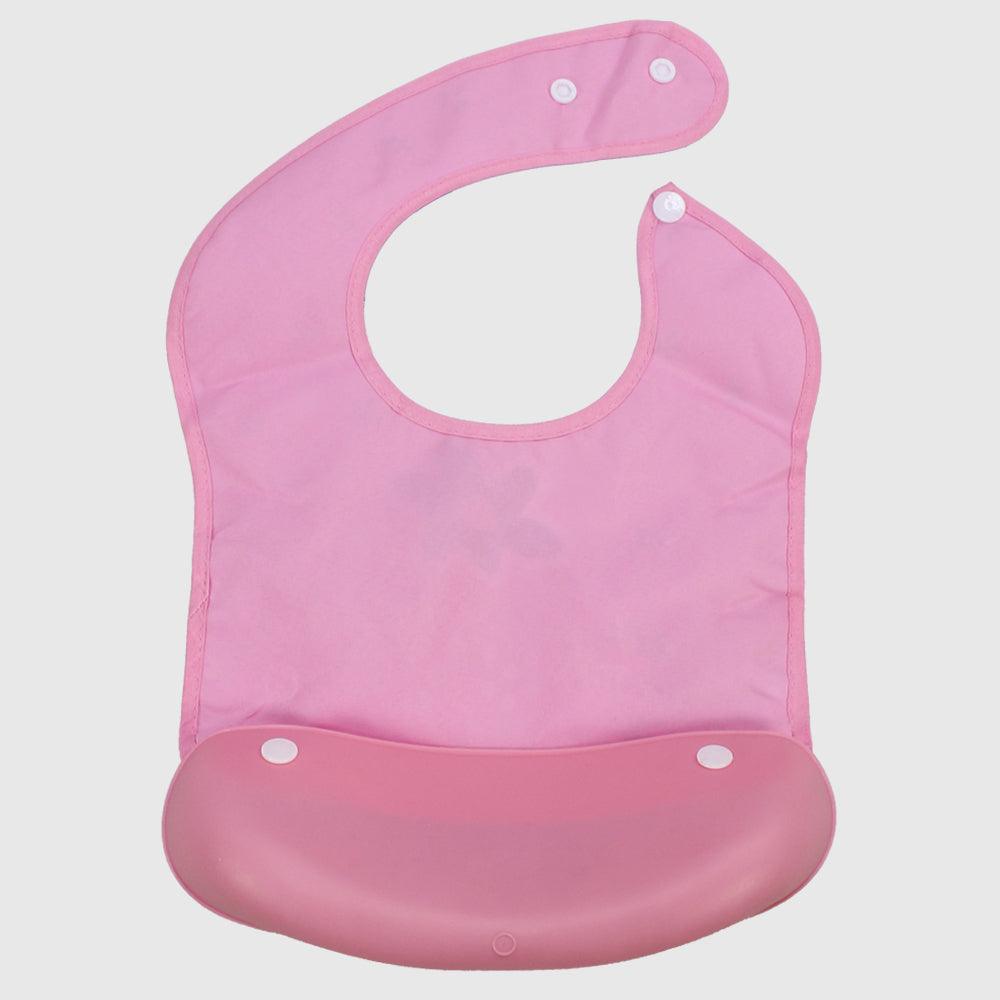 Strawberry Bib With Silicone Pocket - Ourkids - Bella Bambino