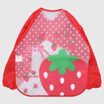 Strawberry Long-Sleeved Bib - Ourkids - Bella Bambino