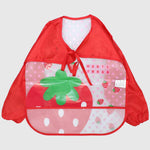 Strawberry Long-Sleeved Bib - Ourkids - Bella Bambino