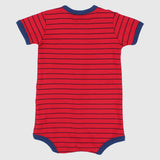 Striped Short-Sleeved Romper - Ourkids - Baby Land