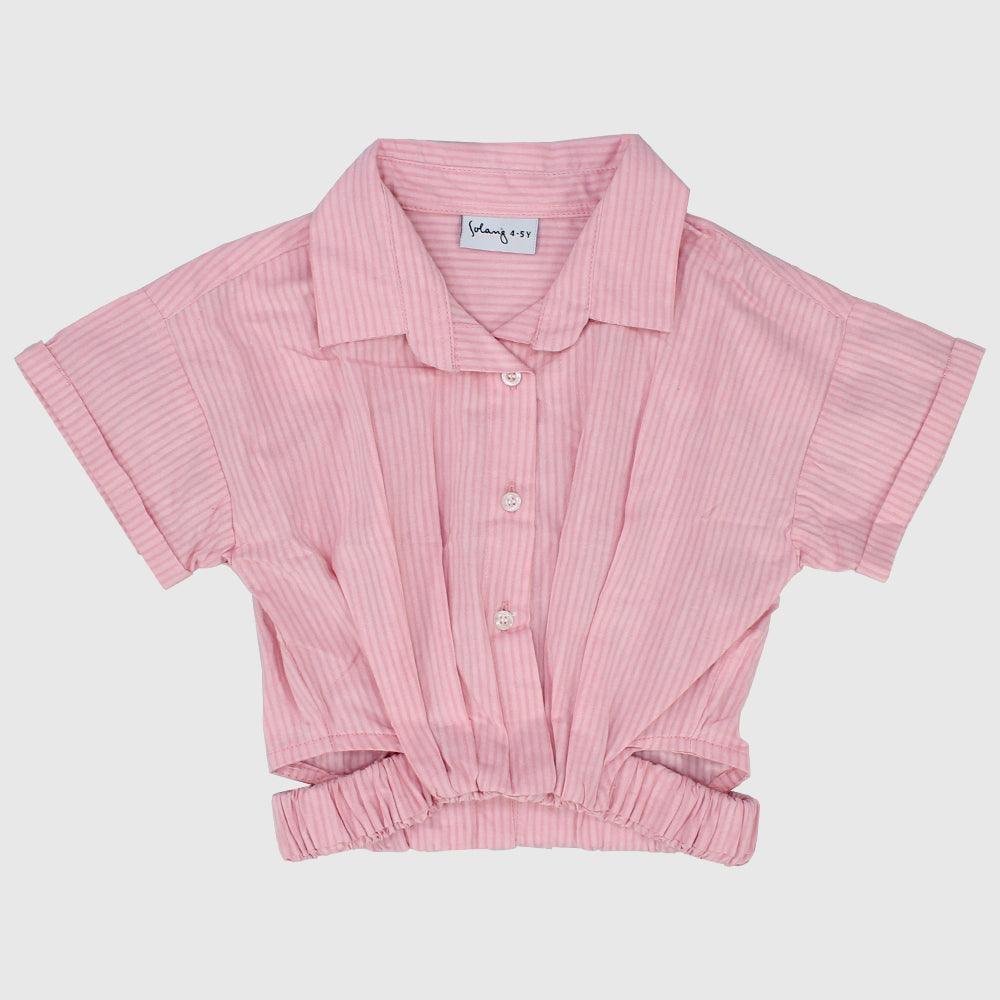 Striped Short-Sleeved Shirt - Ourkids - Solang