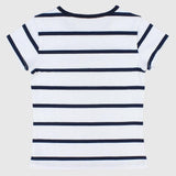 Striped Short-Sleeved T-Shirt - Ourkids - Pompelo