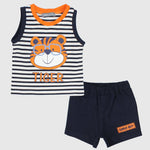 Striped Tiger 2-Piece Outfit Set - Ourkids - Pompelo