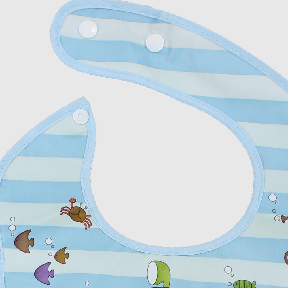 Submarine Bib With Silicone Pocket - Ourkids - Bella Bambino