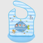 Submarine Bib With Silicone Pocket - Ourkids - OKO