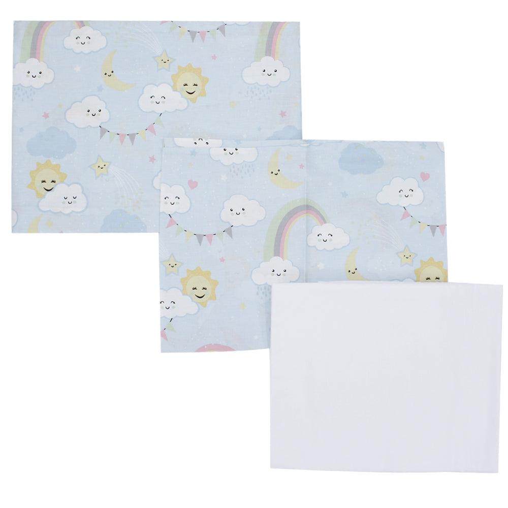 Sunny & Cloudy Bed Sheets Set - Ourkids - Berceau