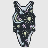 Sunny Rainbow One-Piece Swim Suit - Ourkids - LEOMIL