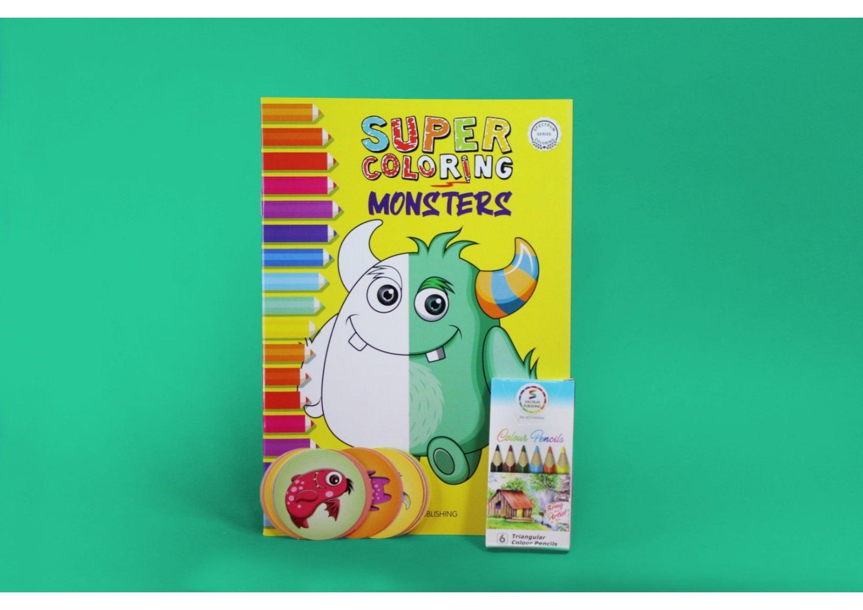 Super coloring monsters book - Ourkids - Spectrum Publishing