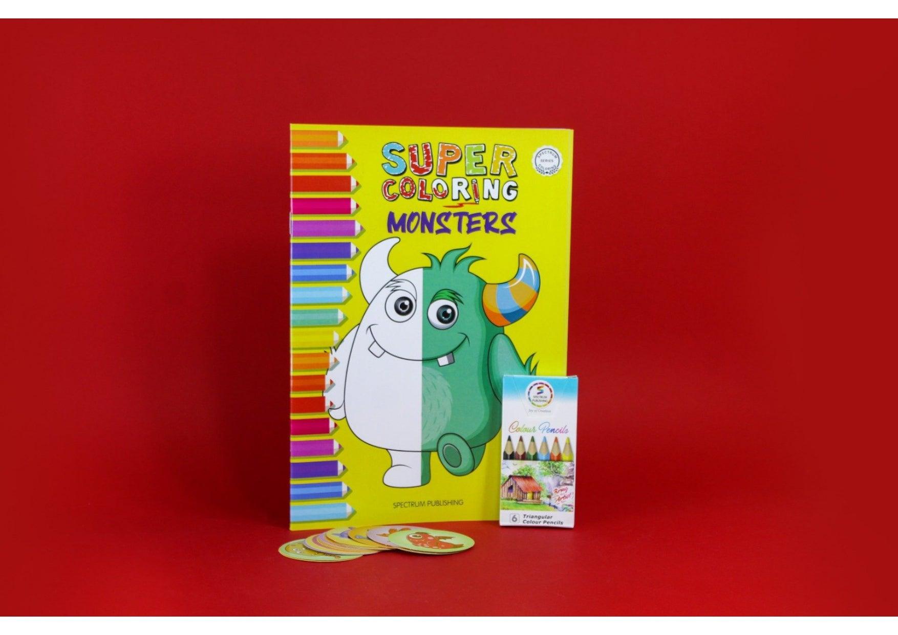 Super coloring monsters book - Ourkids - Spectrum Publishing