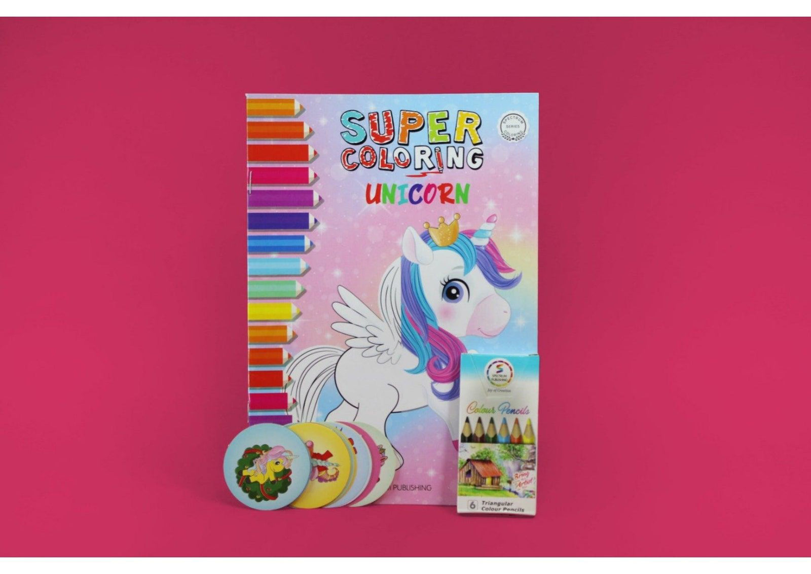 Super coloring unicorn book - Ourkids - Spectrum Publishing