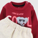 Super Cool Mum Long-Sleeved Fleeced Pajama - Ourkids - JOKY