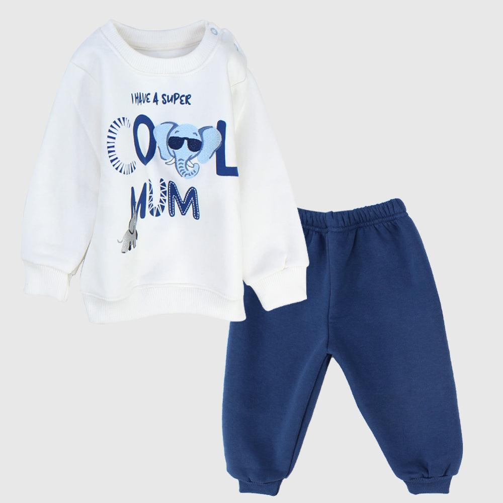 Super Cool Mum Long-Sleeved Fleeced Pajama - Ourkids - JOKY