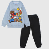 Super Mario Long-Sleeved Fleeced Pajama - Ourkids - JOKY