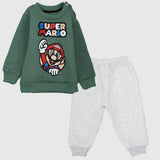 Super Mario Long-Sleeved Fleeced Pajama - Ourkids - JOKY