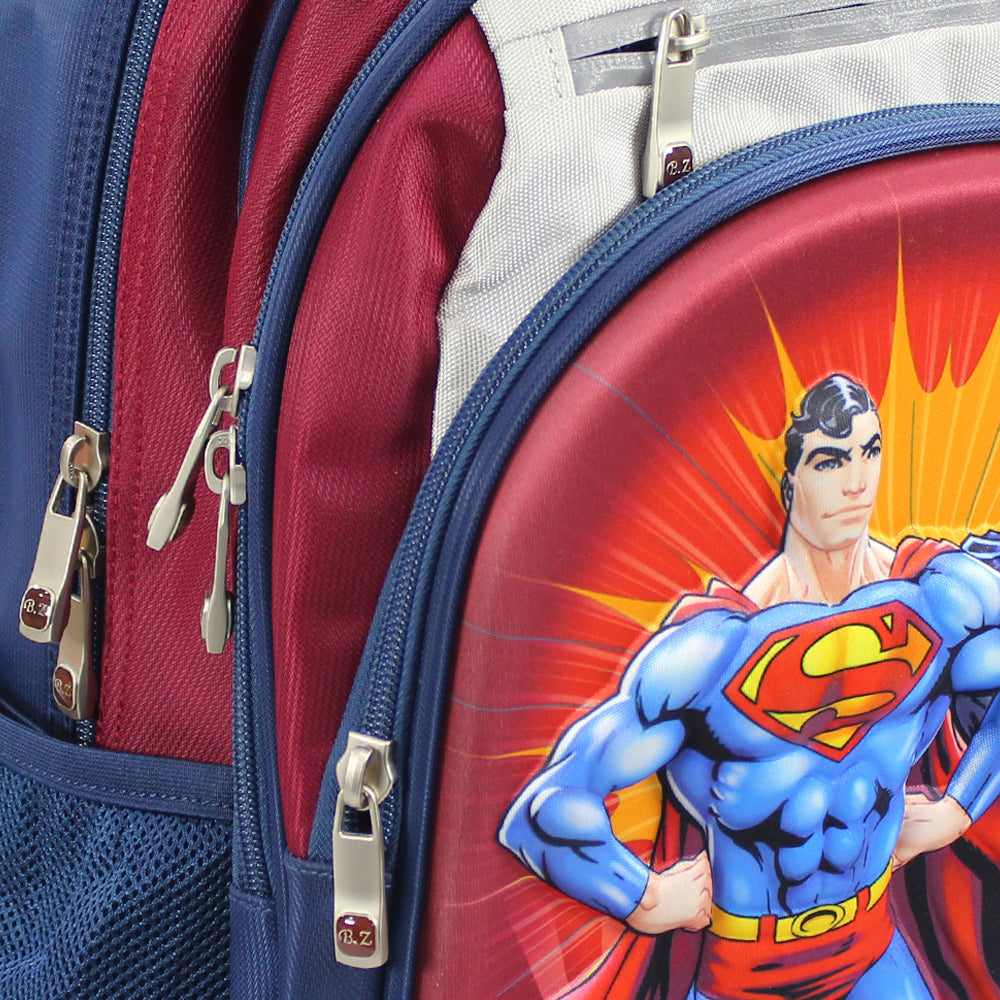 Superman & Batman 15 Inches Backpack - Ourkids - B.Z.