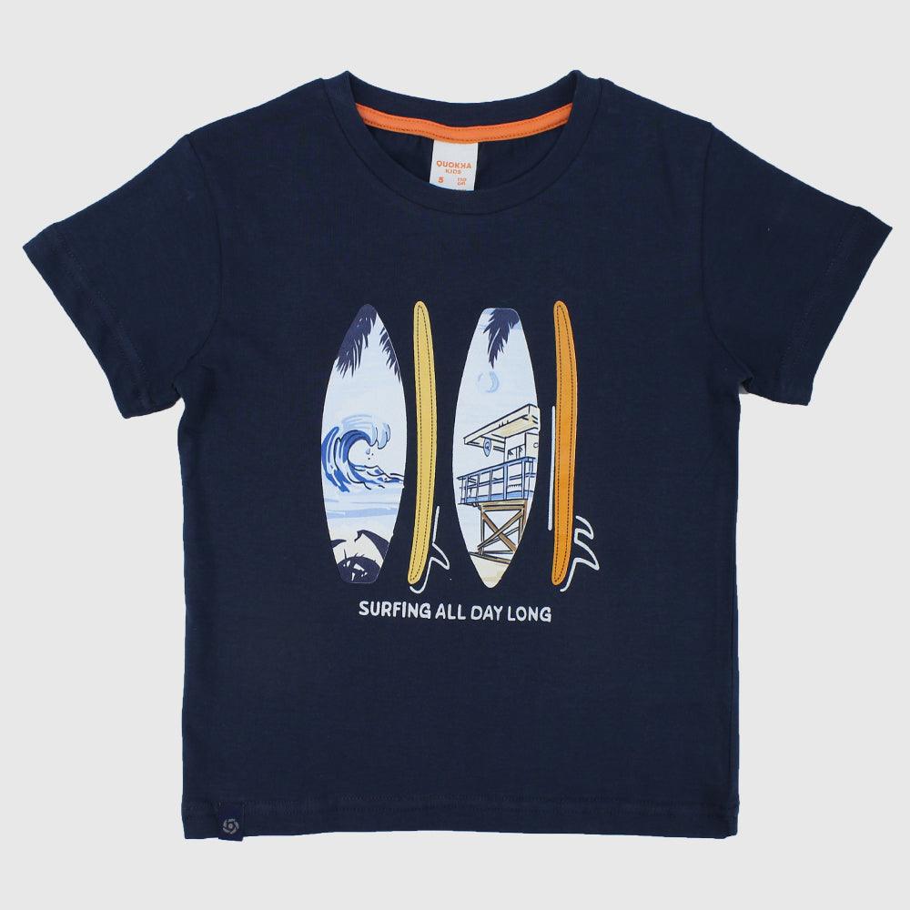 Surfer's Short-Sleeved T-Shirt - Ourkids - Quokka