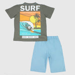 Surfing Short-Sleeved Pajama - Ourkids - Morenella